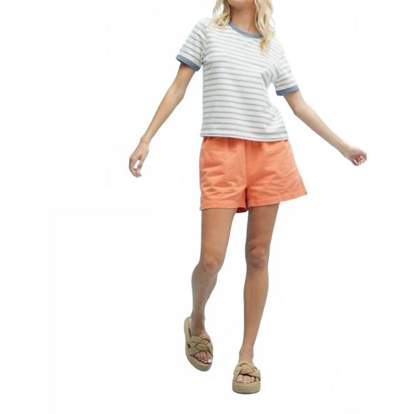 NEW WISHLIST contrast striped knit top in white blue - Picture 1 of 4